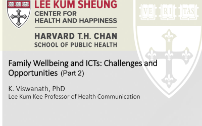 Family Well-being and ICTs (2) – Challenges and Opportunities